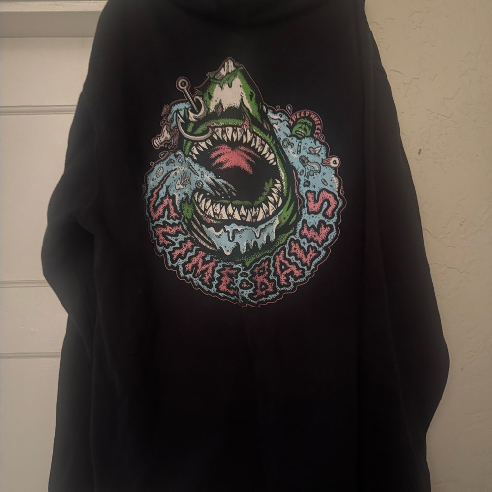 Slime Balls / Santa Cruz Skateboards Black Hoodie